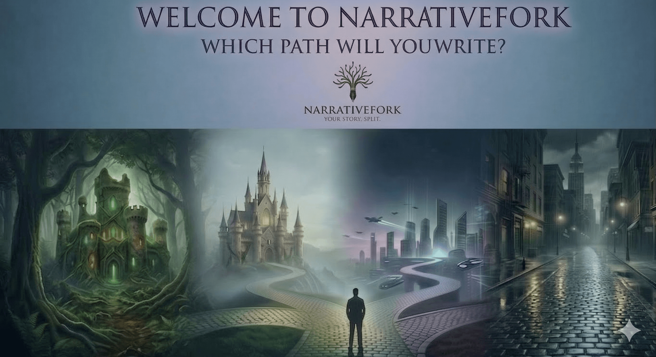 NarrativeFork — Interactive Stories
